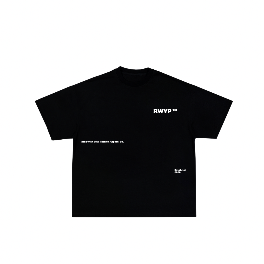 GOOD LIFE BASIC TEE // BLK ( Oversized Fit )